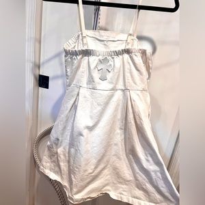 Ch style white mini dress